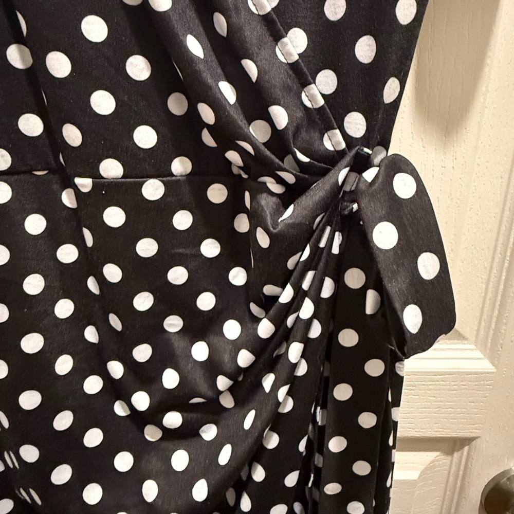 LYRUR Black and White Sheath Midi Dress size L - Picture 5 of 10
